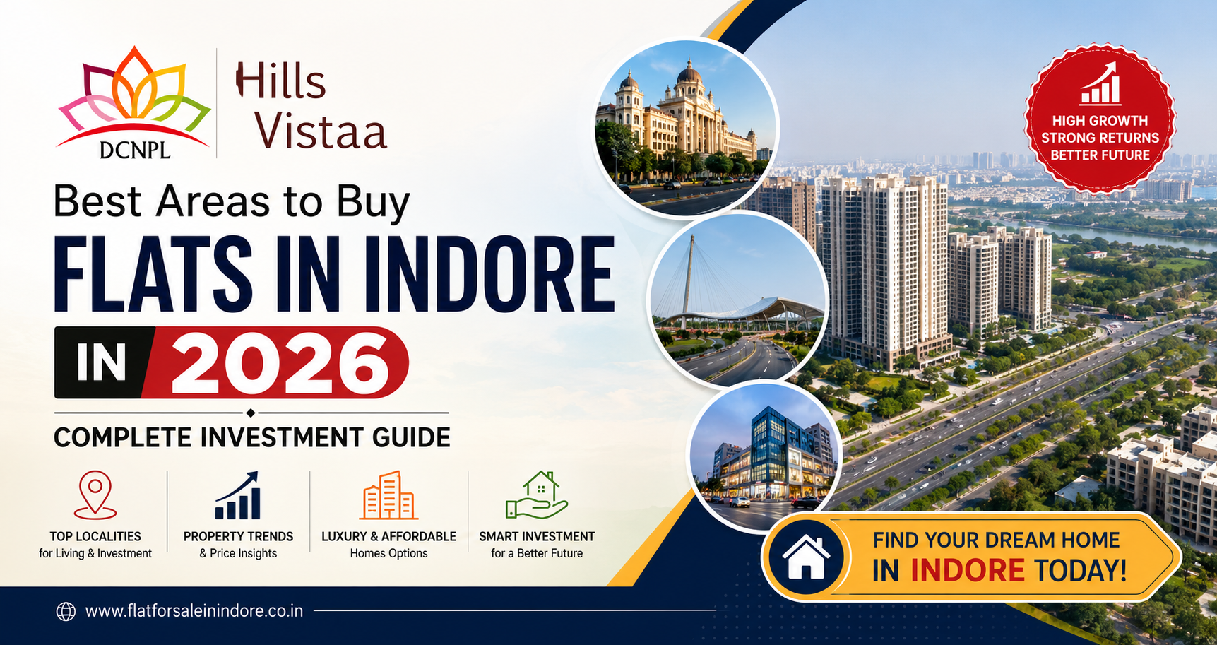 Best Areas to Buy Flats in Indore in 2026 | Luxury & Affordable Homes